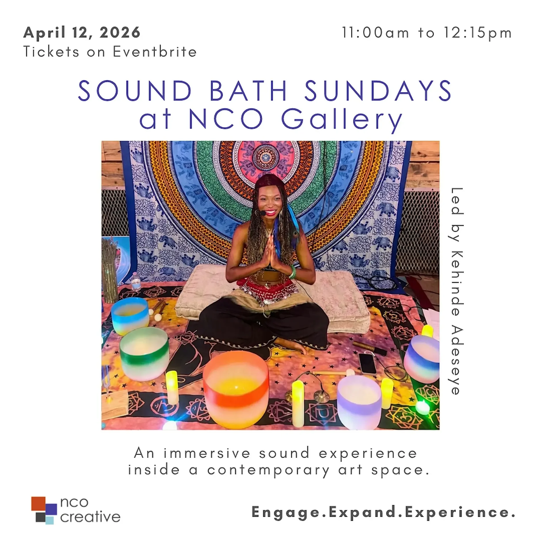 Sound Bath Sundays at NCO Gallery | Blagden Alley